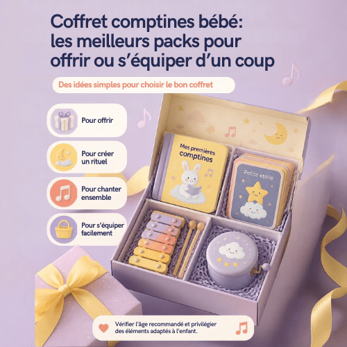 Coffret comptines bébé : les meilleurs packs pour offrir ou s'équiper d'un coup