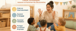 Comptines à la crèche : ce que les professionnels de la petite enfance savent et font
