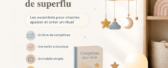 Kit comptines bébé pour la chambre : tout ce qu'il faut vraiment, rien de superflu