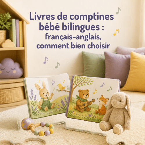 Livres de comptines bébé bilingues : français-anglais, comment bien choisir